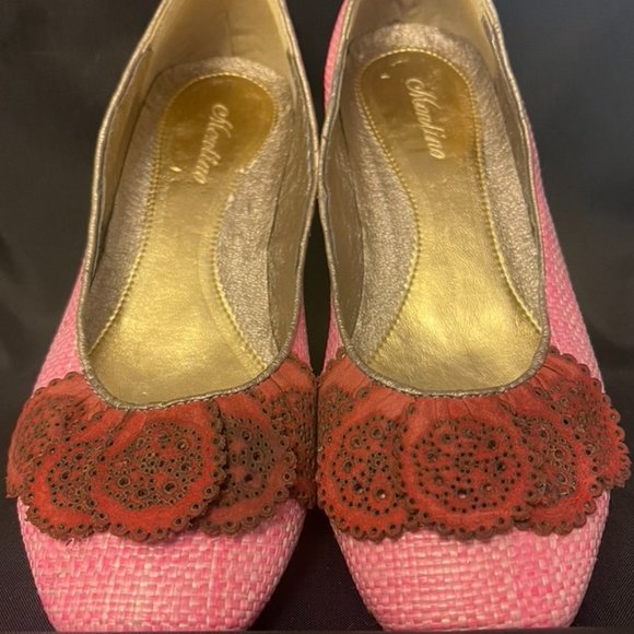 Gorgeous Pink Kitten Heels by Montino! Size 8 or 38. MUST SEE!!! - Picture 1 of 9